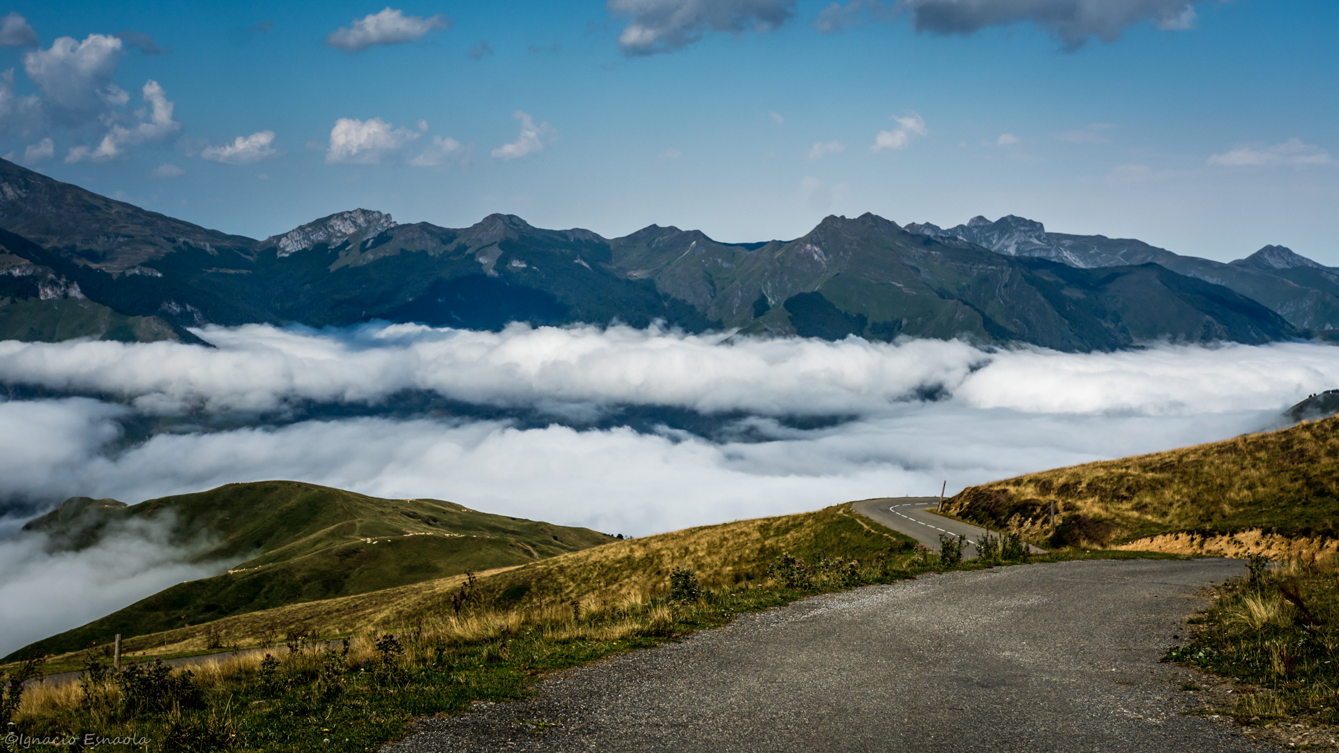 Rennrad-Atmosphäre in den Pyrenäen