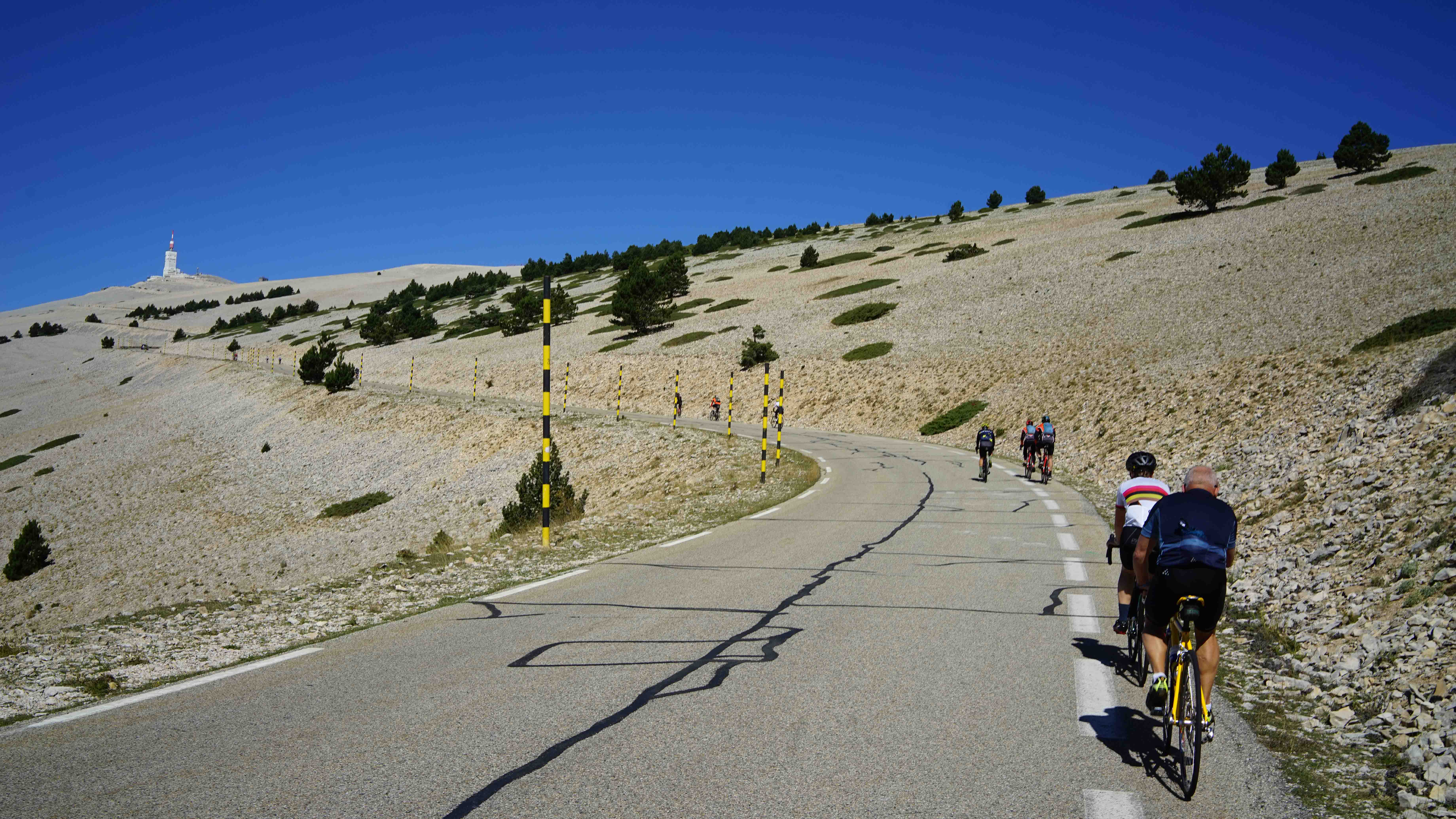 Der Anstieg zum Mont Ventoux mit dem Rennrad, die große Herausforderung