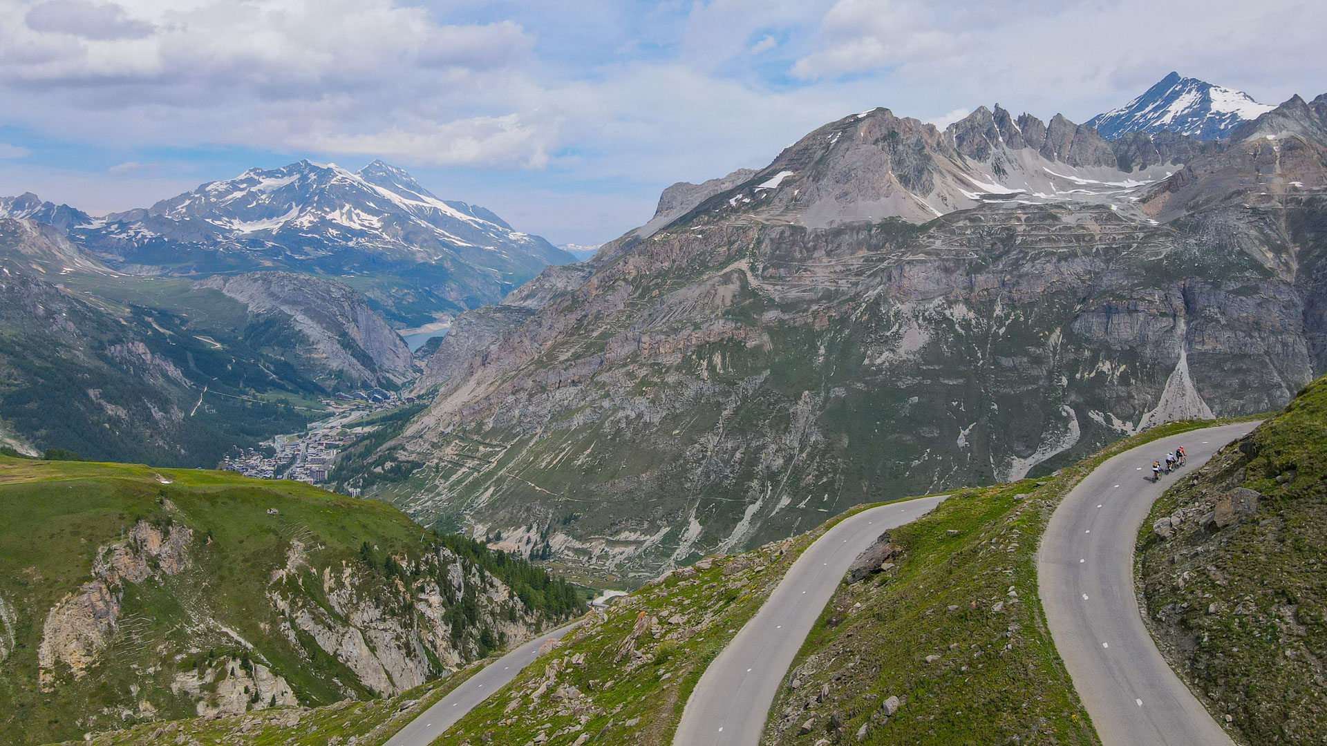 Blick vom Col de l'Iseran